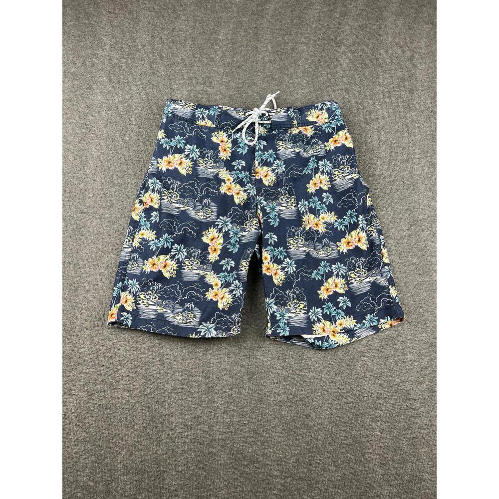 St. John's Bay Mens Floral Print Swim Trunks Size M